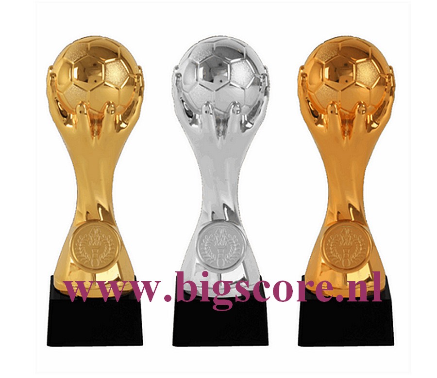 AS3225 Kunststofbeker Goud-Zilver-Brons